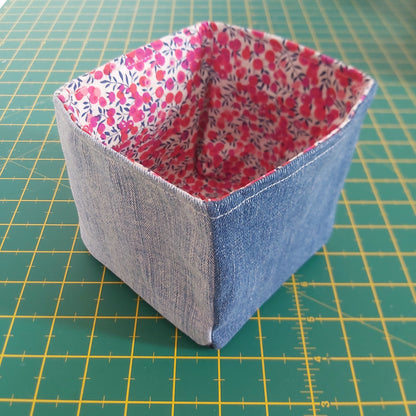 Scrap basket sewing project