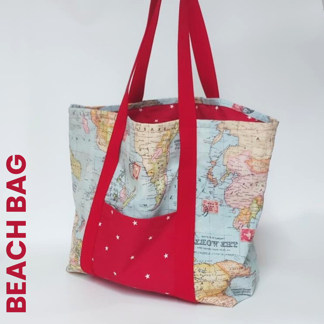 Beach bag sewing pattern