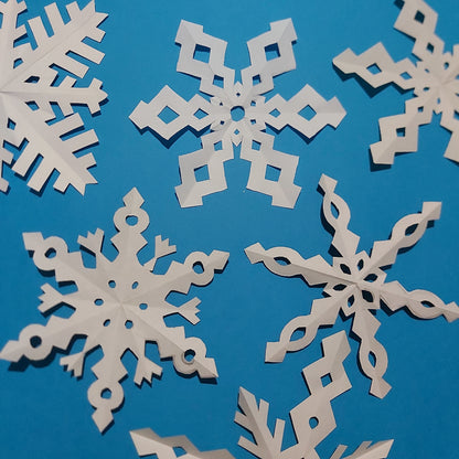 FREE Paper Snowflake Template