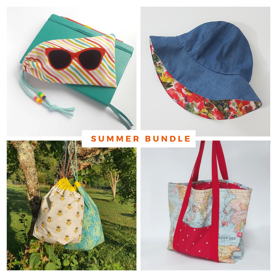 Summer sewing pattern bundle