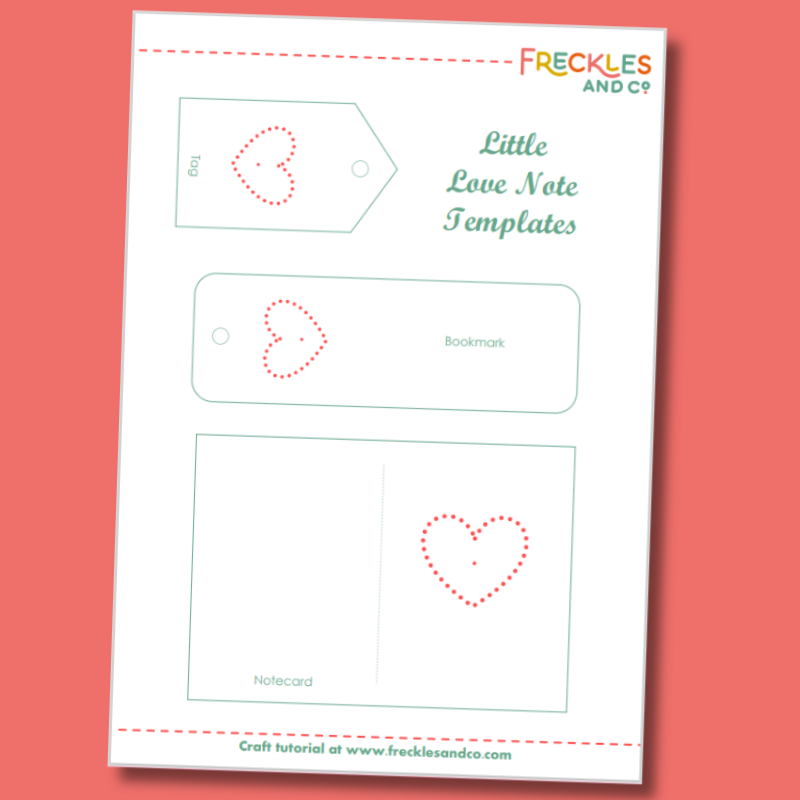 FREE Love heart embroidery templates 