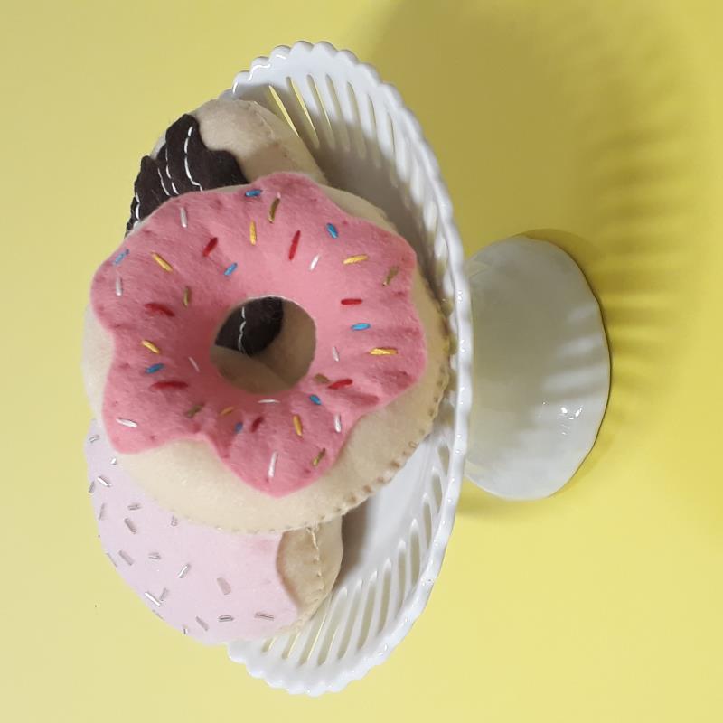 Freckles Felt Donut sewing pattern